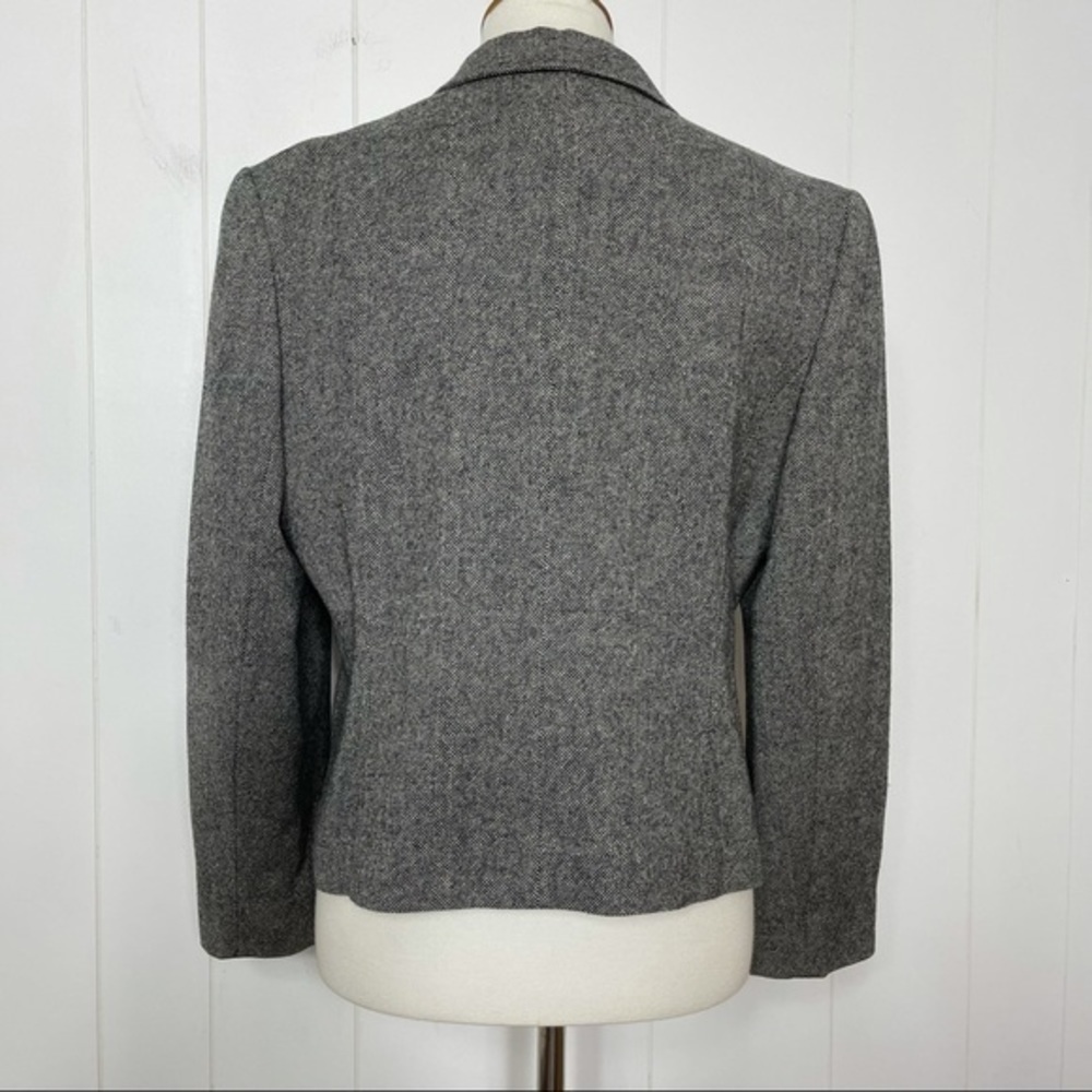 Pendleton Gray Virgin Wool One Button Blazer - image 3